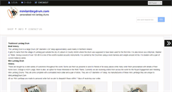 Desktop Screenshot of minilambegdrum.com